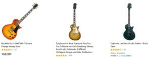 Les Paul Gitarren kaufen auf Amazon
