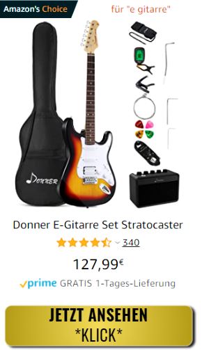 E-Gitarre kaufen - Set mit Stratocaster